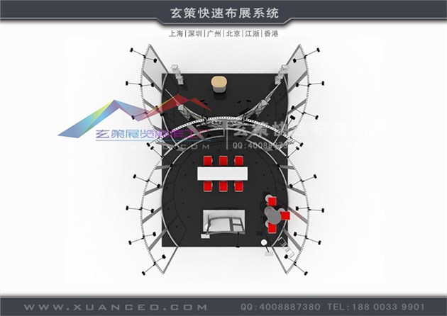 模塊環(huán)保展臺：XC-MK-103