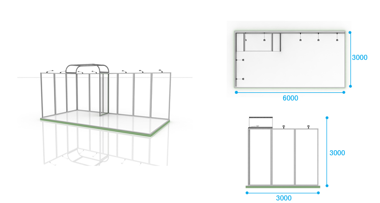 展臺框架組件 展臺框架組件