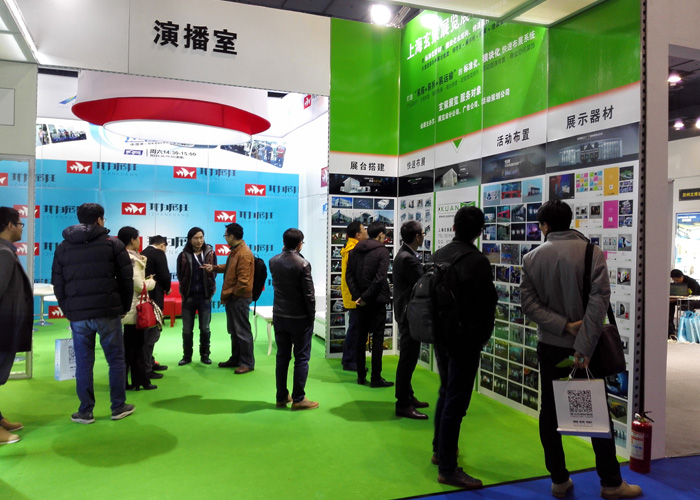 “玄策快速布展系統(tǒng)”吸引眾多會展業(yè)同行前來參觀