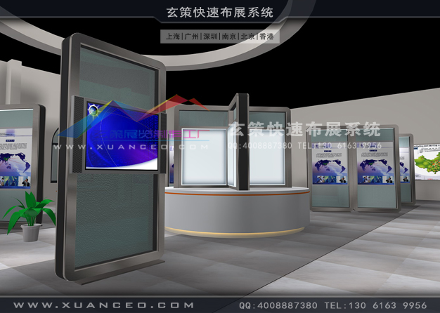 上海電科所展廳裝修(800㎡)