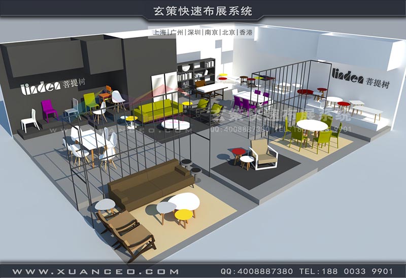 家具展-菩提樹(shù)展臺(tái)搭建(130㎡)