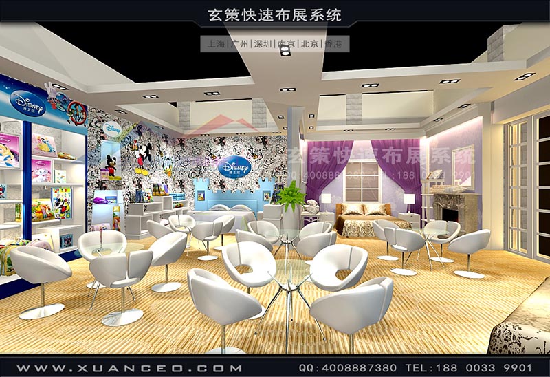 紡織展-優(yōu)雅詩展臺搭建(126㎡)