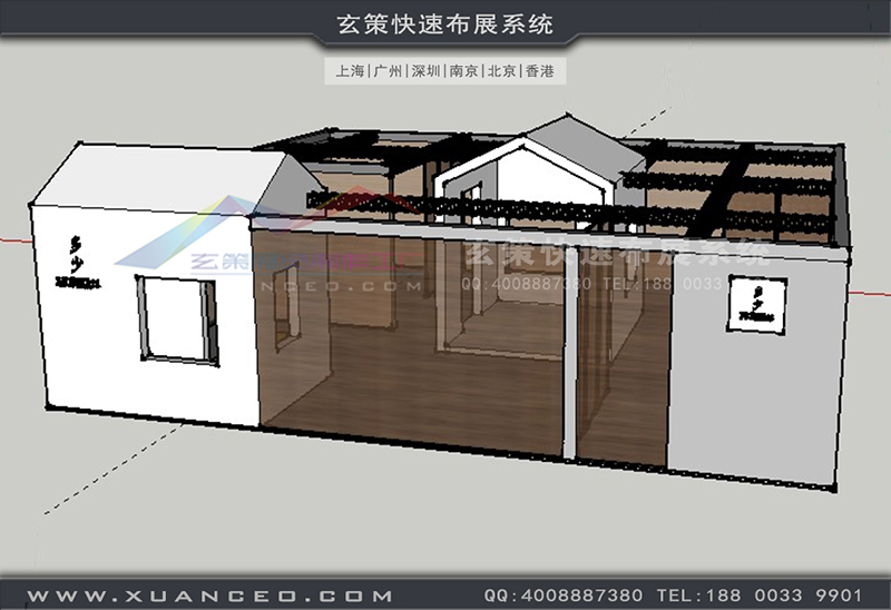 家具展-多少家具展臺(tái)搭建(100㎡)