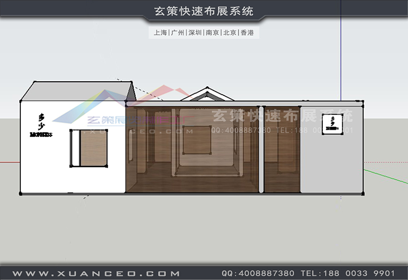 家具展-多少家具展臺(tái)搭建(100㎡)
