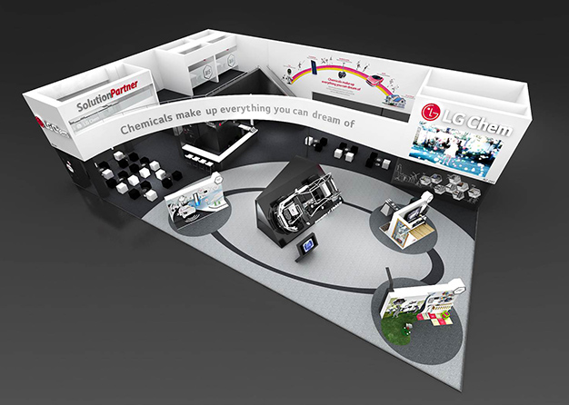 橡塑展-LG展臺搭建(460㎡)