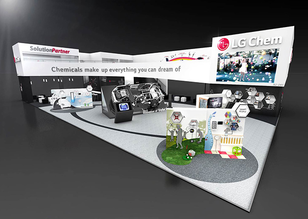 橡塑展-LG展臺搭建(460㎡)